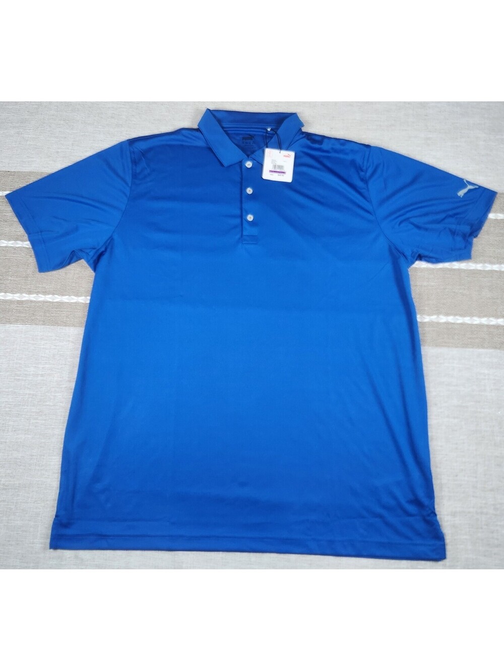 Puma Men's Icon Golf Polo Short Sleeve Shirt Lapis Blue Size XXL NWT